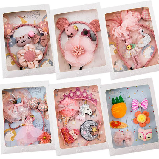 Kid´s Hair Accessories-Handcrafted Hair Accessories Set - Pasha