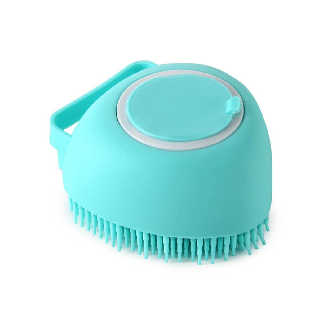 Silicone Bath Brush for Dogs and Cats – Gentle Grooming Brush - Pasha