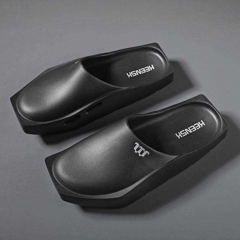 Men's Casual Platform Toe-Cap Slippers - Pasha