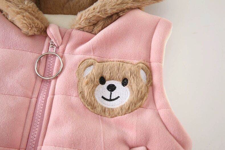 Children’s Double-Layer Plush Fleece 3-Piece Winter Suit – Cozy and Stylish for 1-3 Year Olds - Pasha