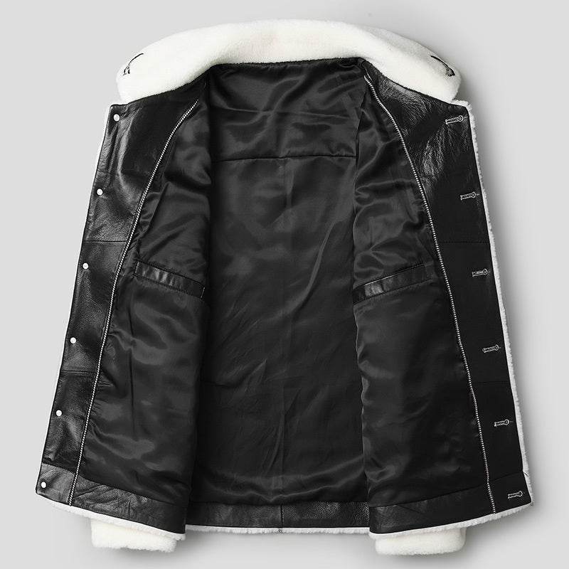 Lamb Fur Jacket for Gentleman - Pasha