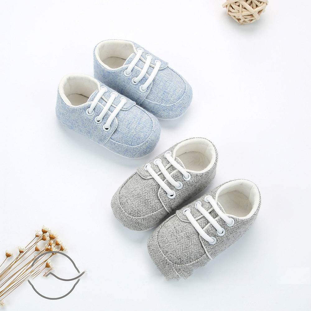 Baby Leinwand Kleinkind Schuhe – Atmungsaktive und rutschfeste Schuhe für Kleinkinder - Pasha