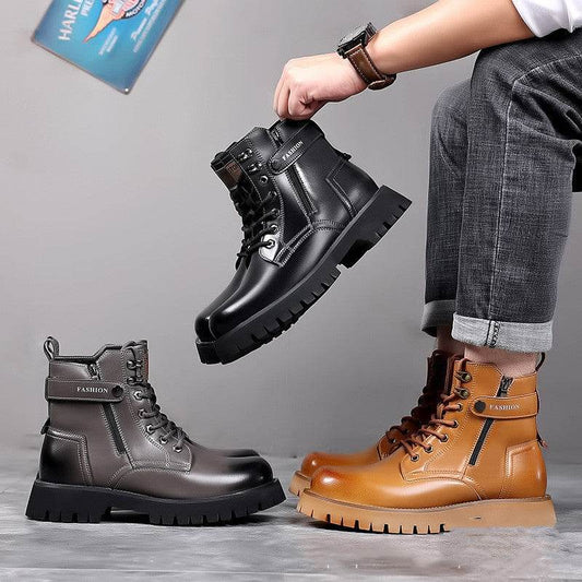 Men's Thick Sole Boots – Stylish & Comfortable - Pasha