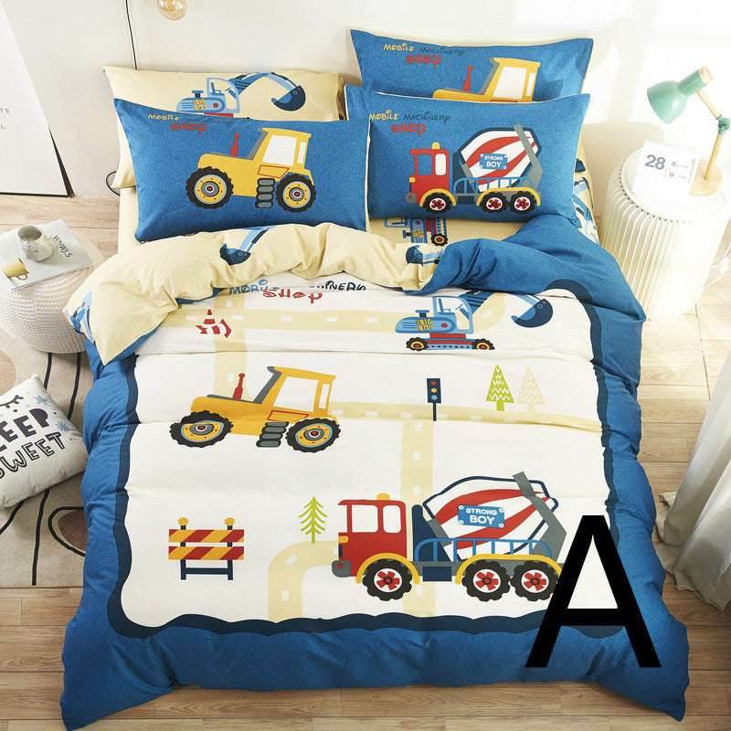 Cartoon Kids Bedding Set – Fun & Cozy Bed Sheets - Pasha