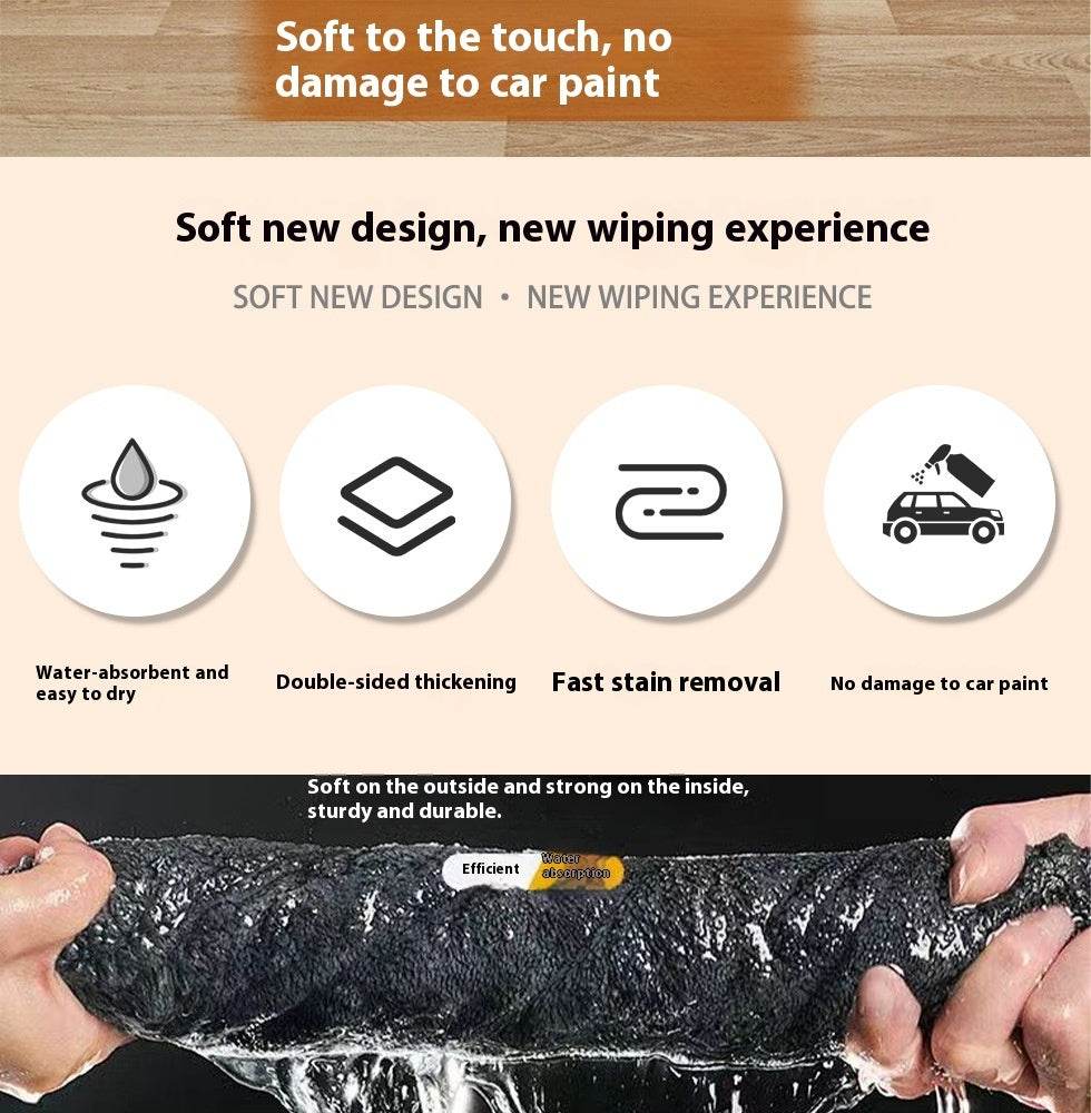 Car Cleaning Microfiber Cloth – Scratch-Free & Absorbent - Pasha