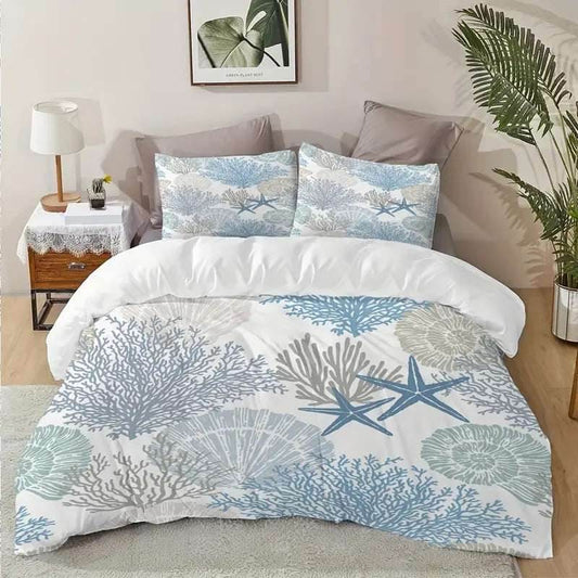Starfish Duvet Cover Set – Creative & Coastal - Pasha