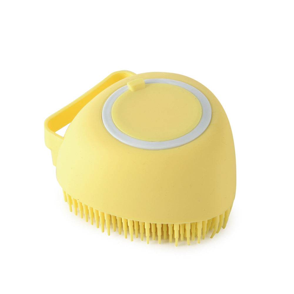 Silicone Bath Brush for Dogs and Cats – Gentle Grooming Brush - Pasha
