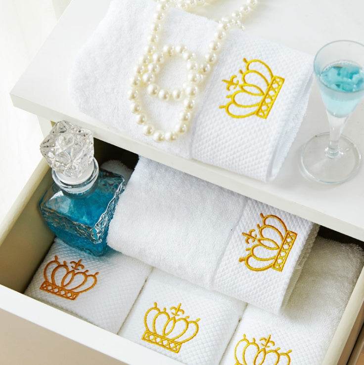 Custom Embroidered Cotton Towel – Luxury & Soft - Pasha