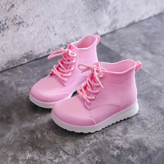 Kids' Rain Boots – Non-Slip Thick Soles, Stylish Design, Waterproof PVC Boots for Boys & Girls - Pasha