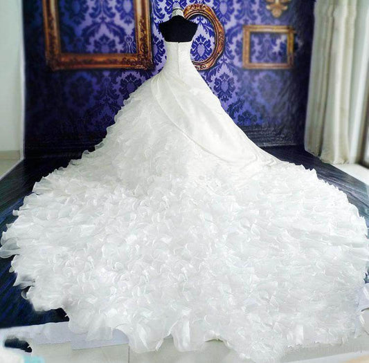 Wedding dress-stunning large train - Pasha