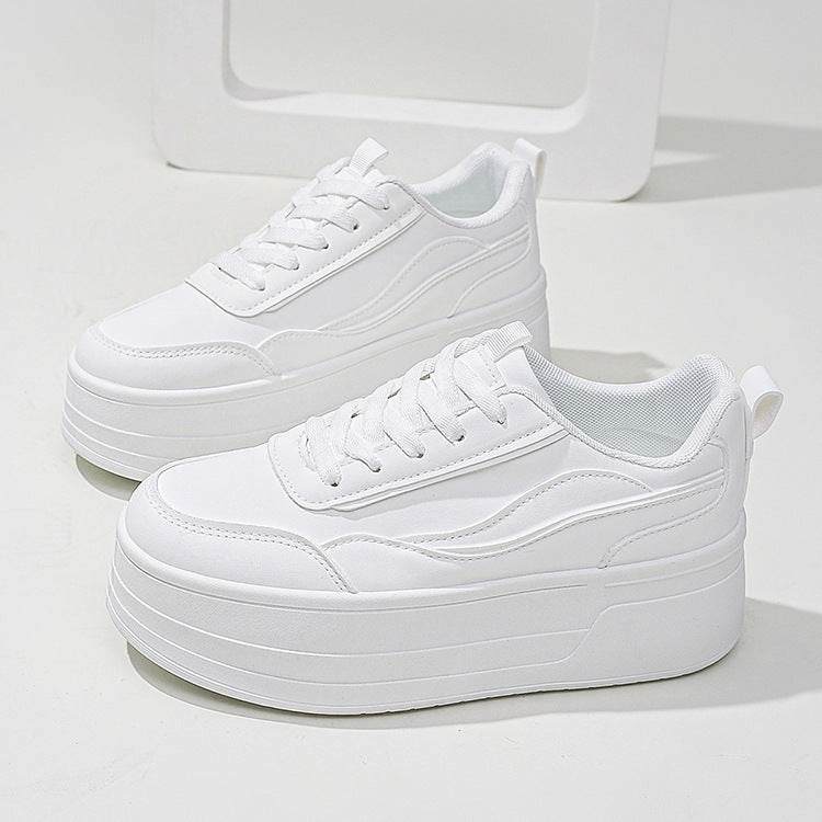 Platform Sport White Shoes for women - Pasha