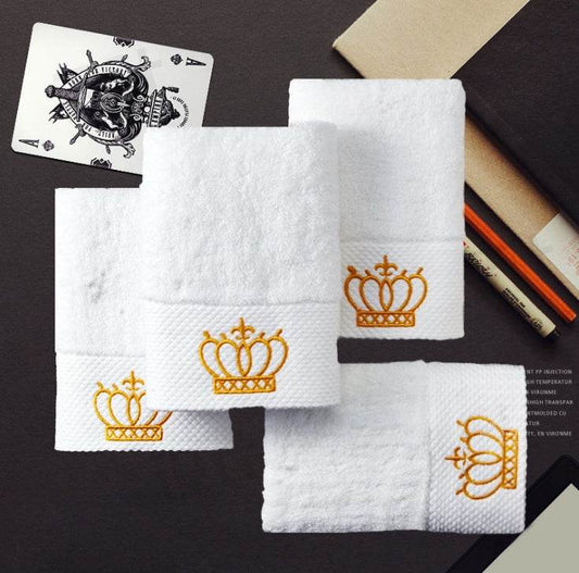 Custom Embroidered Cotton Towel – Luxury & Soft - Pasha