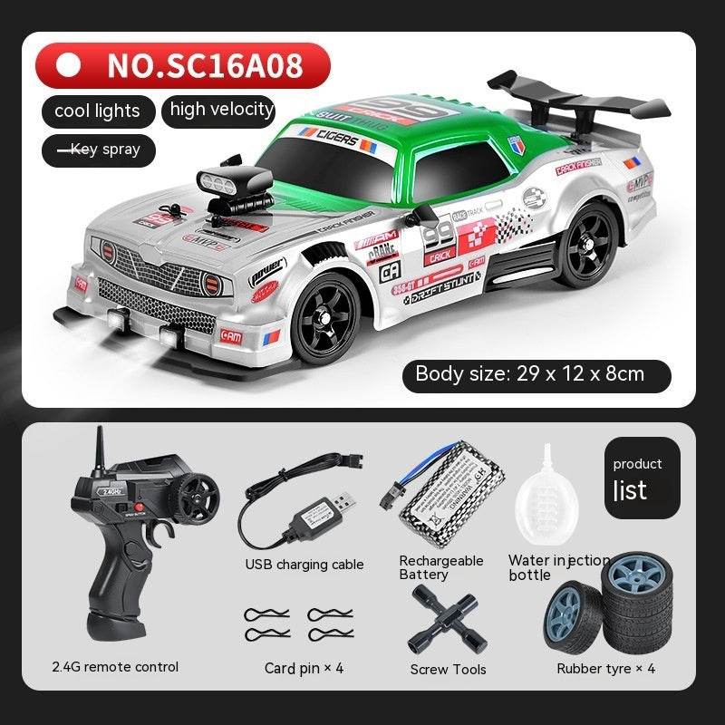 RC All Wheel Drift Racing Car-Lights and Spray - Pasha