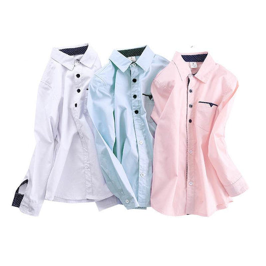 Long Sleeve Fall Casual Children's Striped Shirt – Comfortable & Stylish - Pasha
