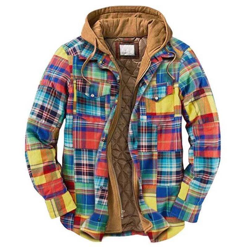 Men´s Retro Hooded Jacket Coat Shirt-style and comfort - Pasha