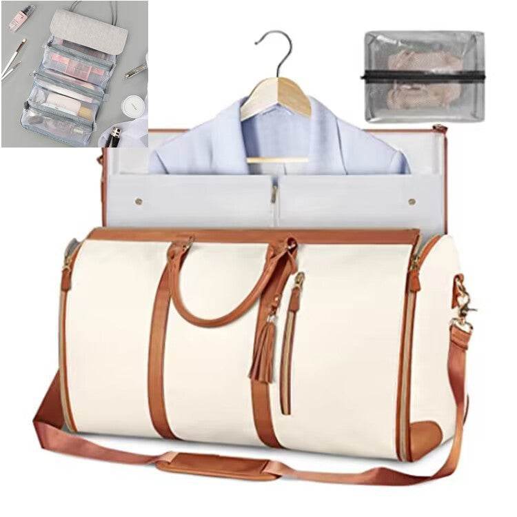 Waterproof Leather Travel Bag – Unisex & Foldable - Pasha