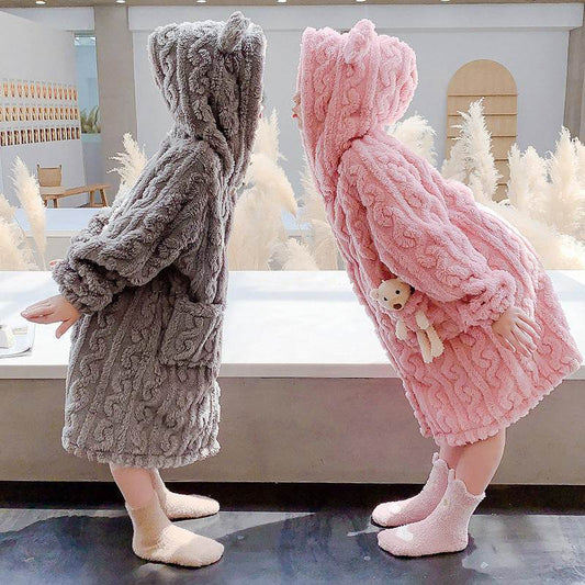 Children's Flannel Pajamas – Warm & Cozy Retro Style Sleepwear - Pasha