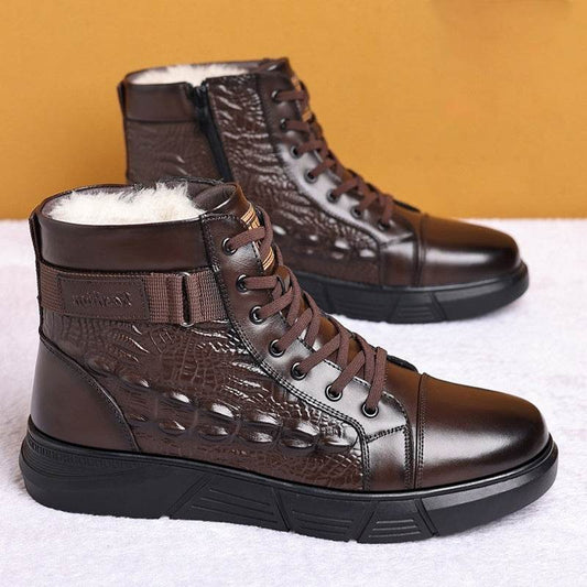Men's Warm Snow Boots – Insulated & Cozy - Pasha