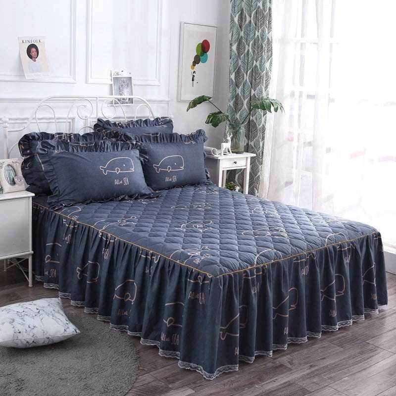 Quilted Bedspread Set – Thick & Cozy Bedding - Pasha