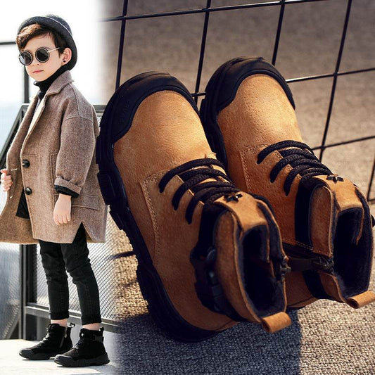 Kids' Martin Boots – Stylish & Comfortable Winter Boots with Leather and Cotton - Pasha