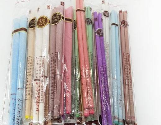Ear Candles Set – 70pcs Mixed Colors for Ear Wax Removal, Tinnitus Relief, and Improved Listening - Pasha