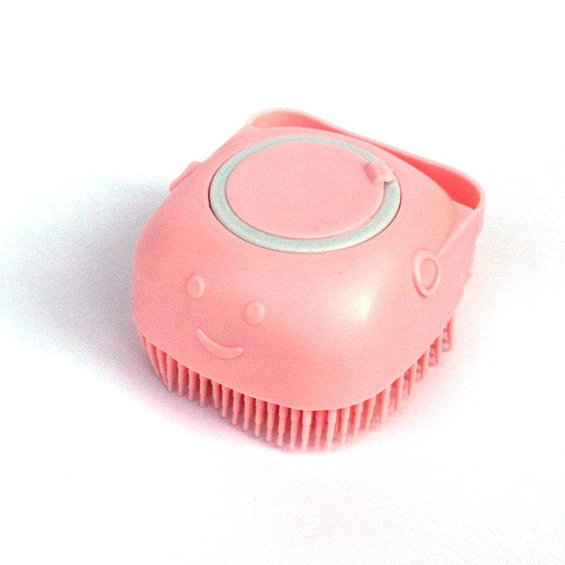 Silicone Bath Brush for Dogs and Cats – Gentle Grooming Brush - Pasha