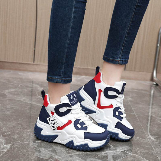 Color Matching Autumn And Winter Casual Shoes Women - Pasha
