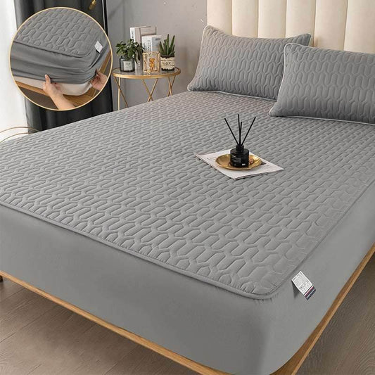 Non-Slip Mattress Protector – Fitted Bed Cover - Pasha