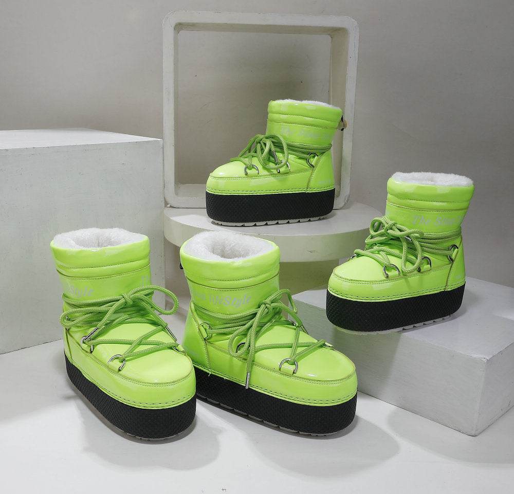 Parent-Child Platform Space Boots – Stylish Moon Boots Sleeve for Family Comfort - Pasha