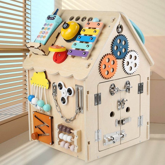 Mengshi Busy Board-wooden toy - Pasha