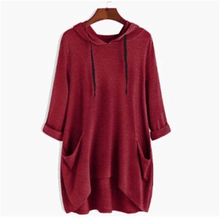 Cashmere Hoodie T-Shirt - comfort and elegance - Pasha