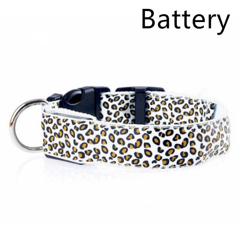 Rechargeable LED Flash Dog Collar – Enhanced Safety for Your Dog - Pasha
