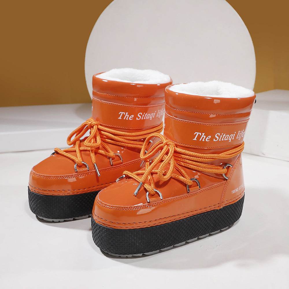 Parent-Child Platform Space Boots – Stylish Moon Boots Sleeve for Family Comfort - Pasha