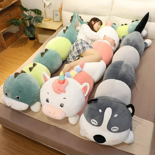 Cute Series Huge Plush Toys-Cuddly plush toys Husky,Dinosaur,Unicorn,Rabbit,Pig,Yellow Duck - Pasha