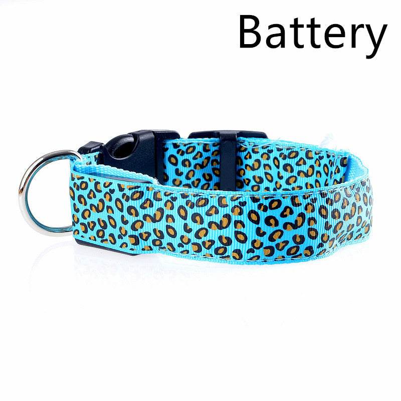 Rechargeable LED Flash Dog Collar – Enhanced Safety for Your Dog - Pasha