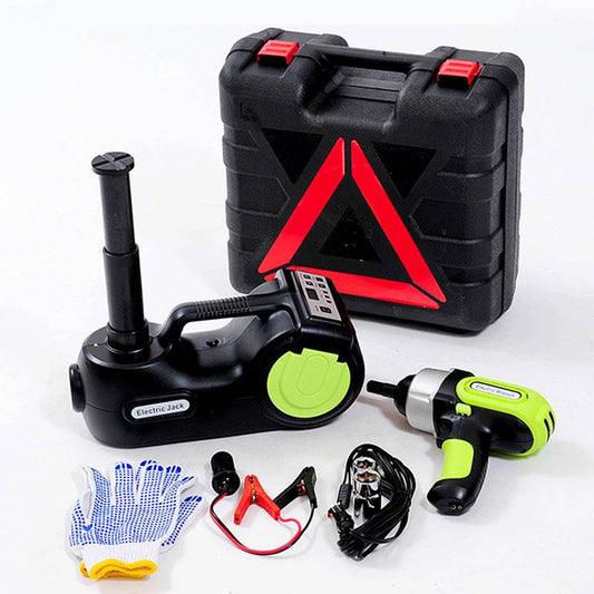 Electric Hydraulic Car Jack 12V – 5T Tire Change Set with Digital Display & Inflation Function - Pasha