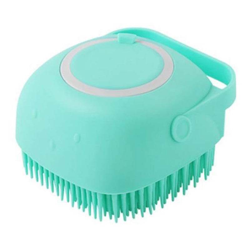 Silicone Bath Brush for Dogs and Cats – Gentle Grooming Brush - Pasha