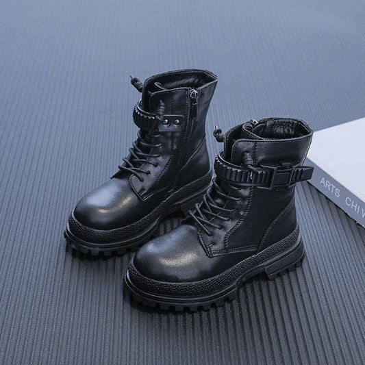 Kids' New Martin Boots – Stylish & Comfortable Leather Boots for Active Children - Pasha