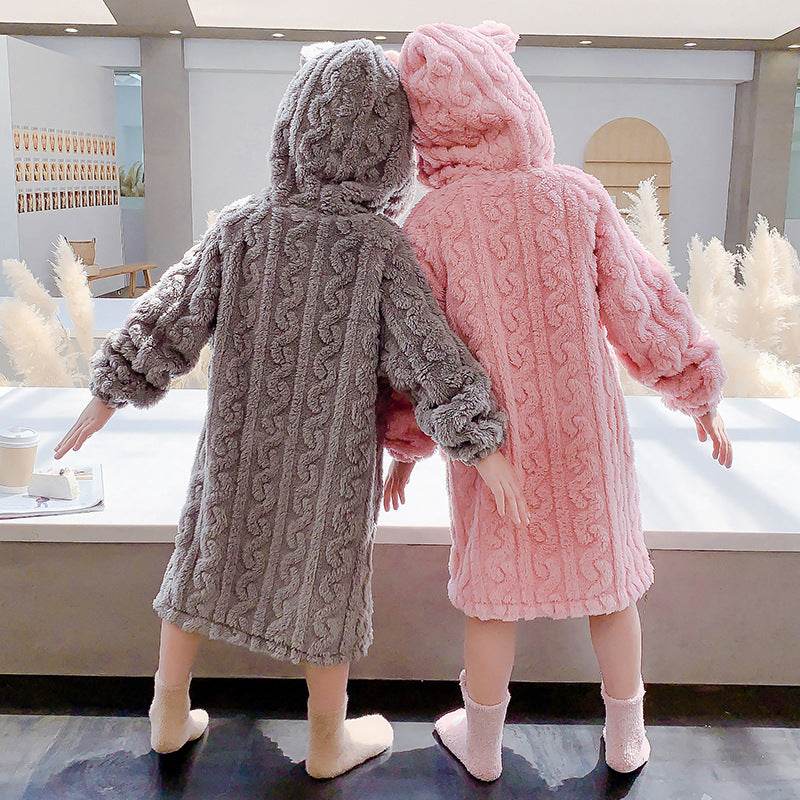 Children's Flannel Pajamas – Warm & Cozy Retro Style Sleepwear - Pasha