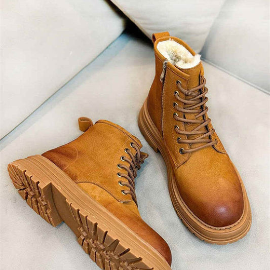 Men's Sheepskin Snow Boots – Warm & Cozy - Pasha