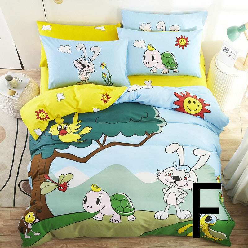 Cartoon Kids Bedding Set – Fun & Cozy Bed Sheets - Pasha