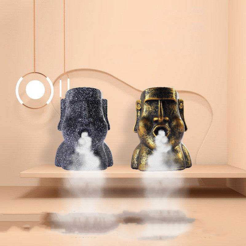 Elegant Portrait Stone USB Quiet Retro Humidifier – Ideal for Small Spaces - Pasha