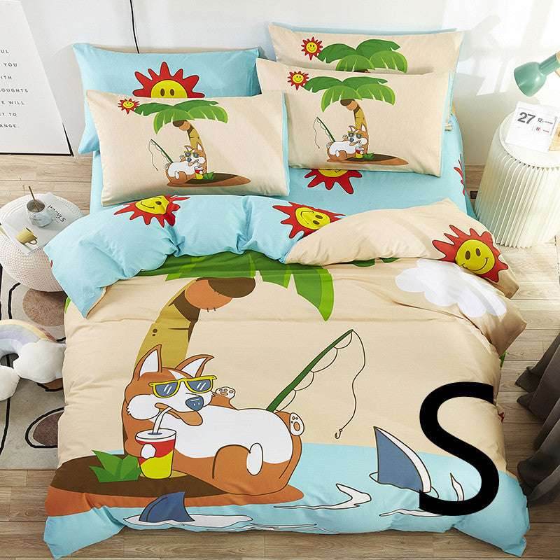 Cartoon Kids Bedding Set – Fun & Cozy Bed Sheets - Pasha