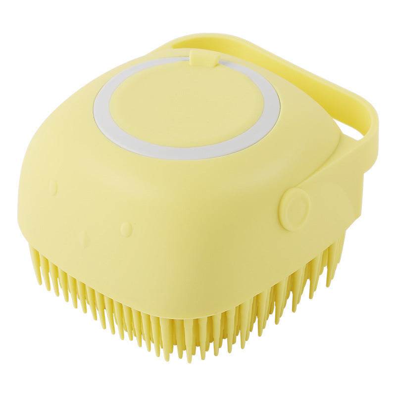Silicone Bath Brush for Dogs and Cats – Gentle Grooming Brush - Pasha