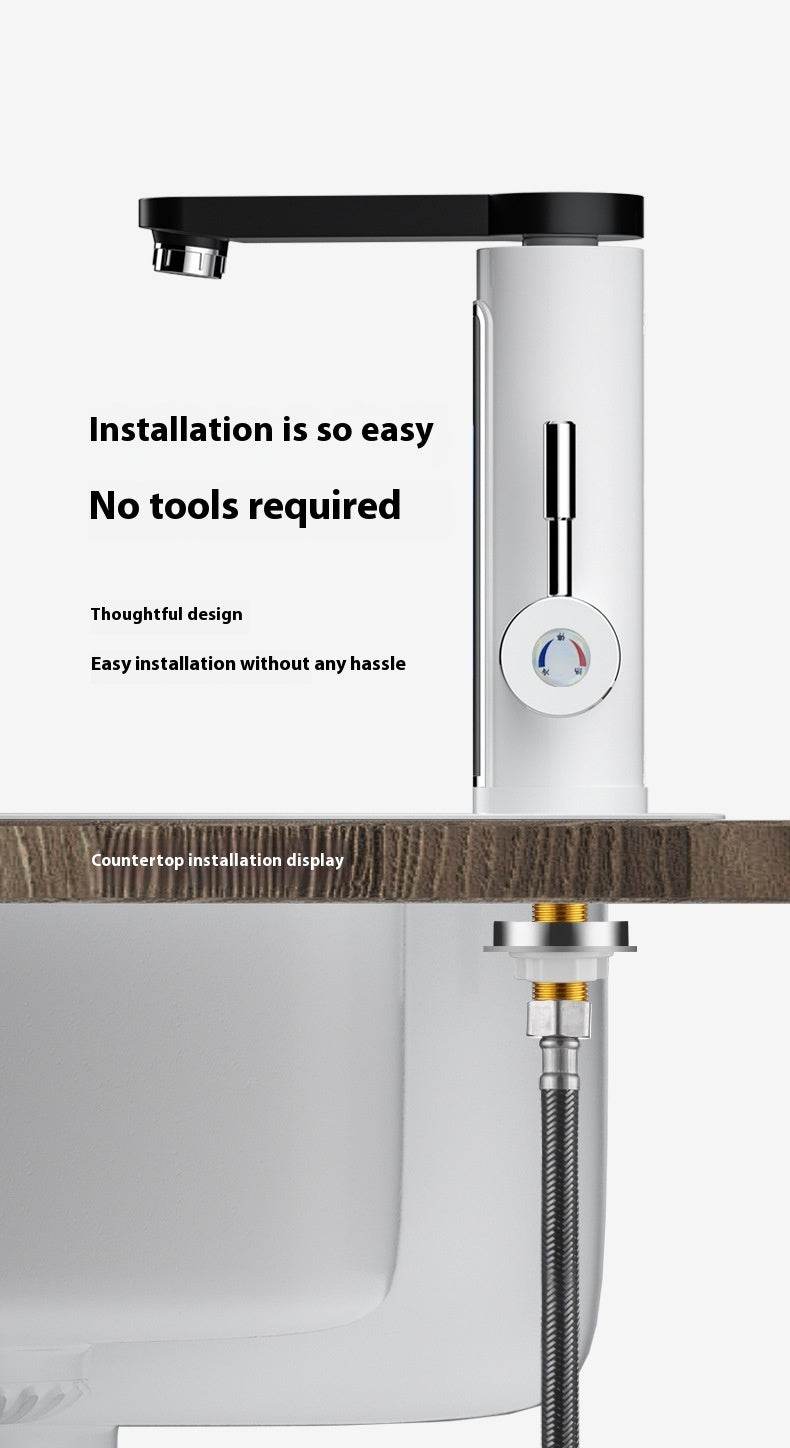Instant Electric Faucet with Heating - Efficient Hot Water Solution for Kitchen & Bathroom - Pasha