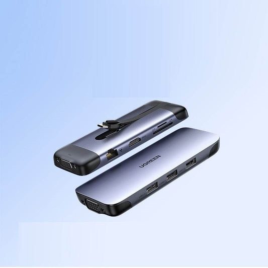 Universal Dock Expansion USB Adapter - 5-in-1 & 9-in-1 Configuration for Enhanced Connectivity - Pasha