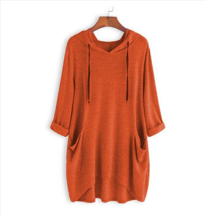 Cashmere Hoodie T-Shirt - comfort and elegance - Pasha
