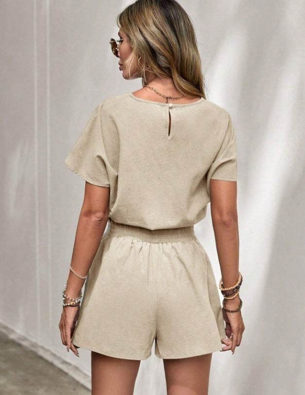 Women's Casual Short Sleeved Set - Pasha Store - Pasha