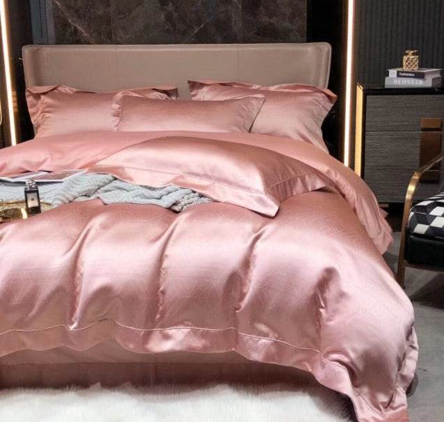Black Gold Jacquard Bedding – Luxury Cotton Set - Pasha