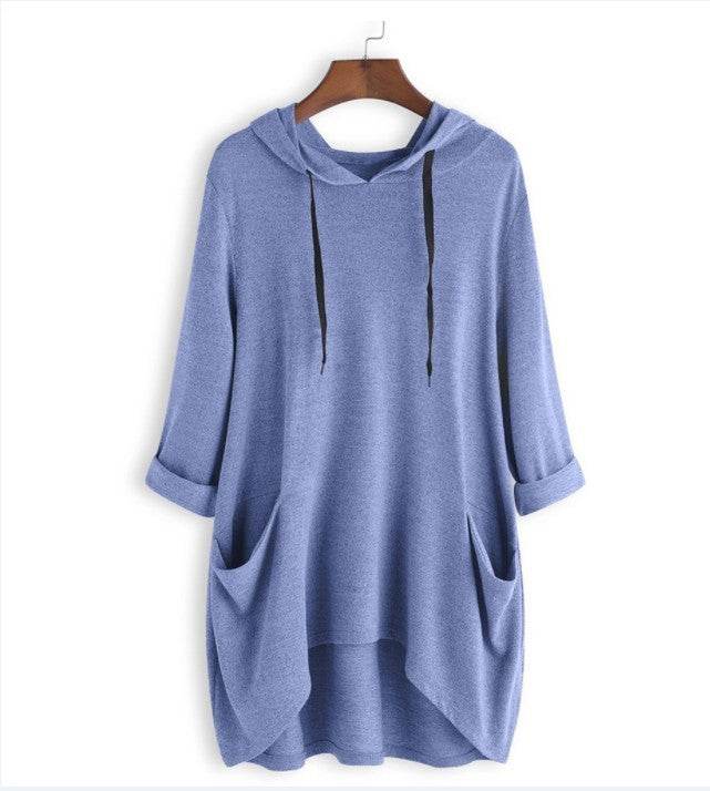 Cashmere Hoodie T-Shirt - comfort and elegance - Pasha